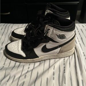 Jordan Kids Sneakers Black White Tan